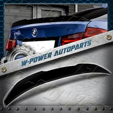 Pearl Black For 2012-2018 BMW 3-Series M3 Sedan W-Power V-Style Trunk Spoiler