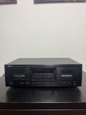 カセットデッキ ヤマハ KX-W592 YAMAHA KX-W592 Dual Cassette Tape Deck – Excellent Condition