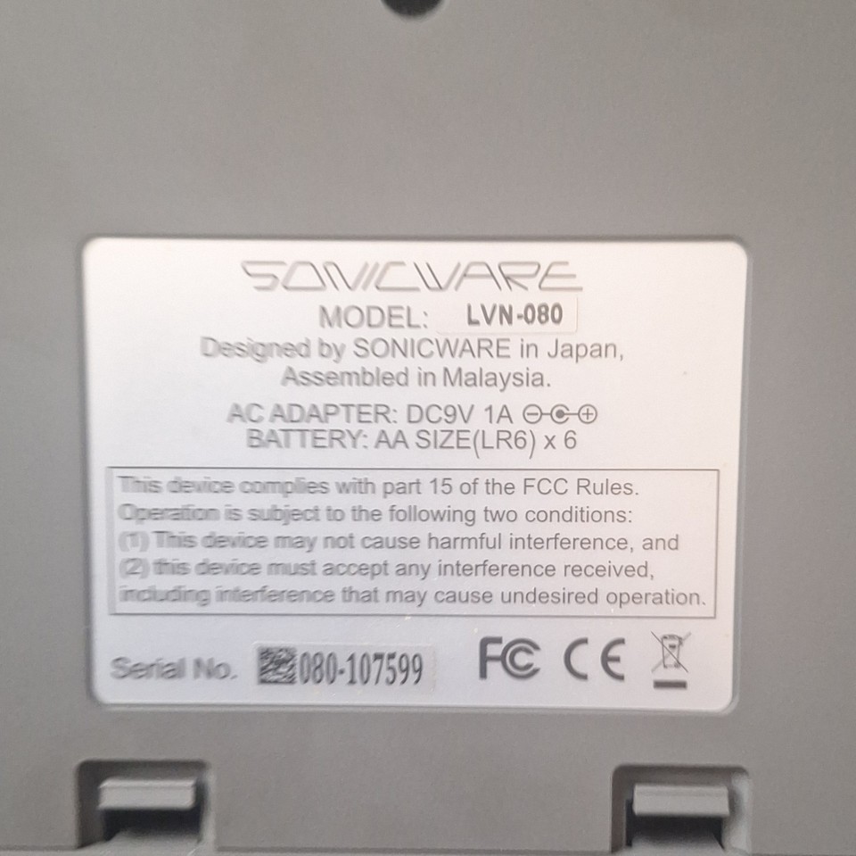 Lvn Sign SONICWARE LIVEN Ambient 0 Digital Desktop Synthesiser Sequencer Battery ...