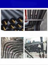 Kautschuk Rohrisolierung 1.9 m Heizung und Sanitär hochflexibel GRAU