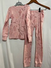 New Carter's Girls Horses Pajama Set Snug fit Long Sleeve Pink many sizes