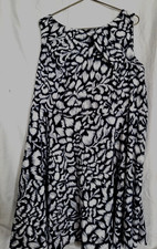 Signature Darby Dress Women Plus Size 22W Sleeveless blue multicolor