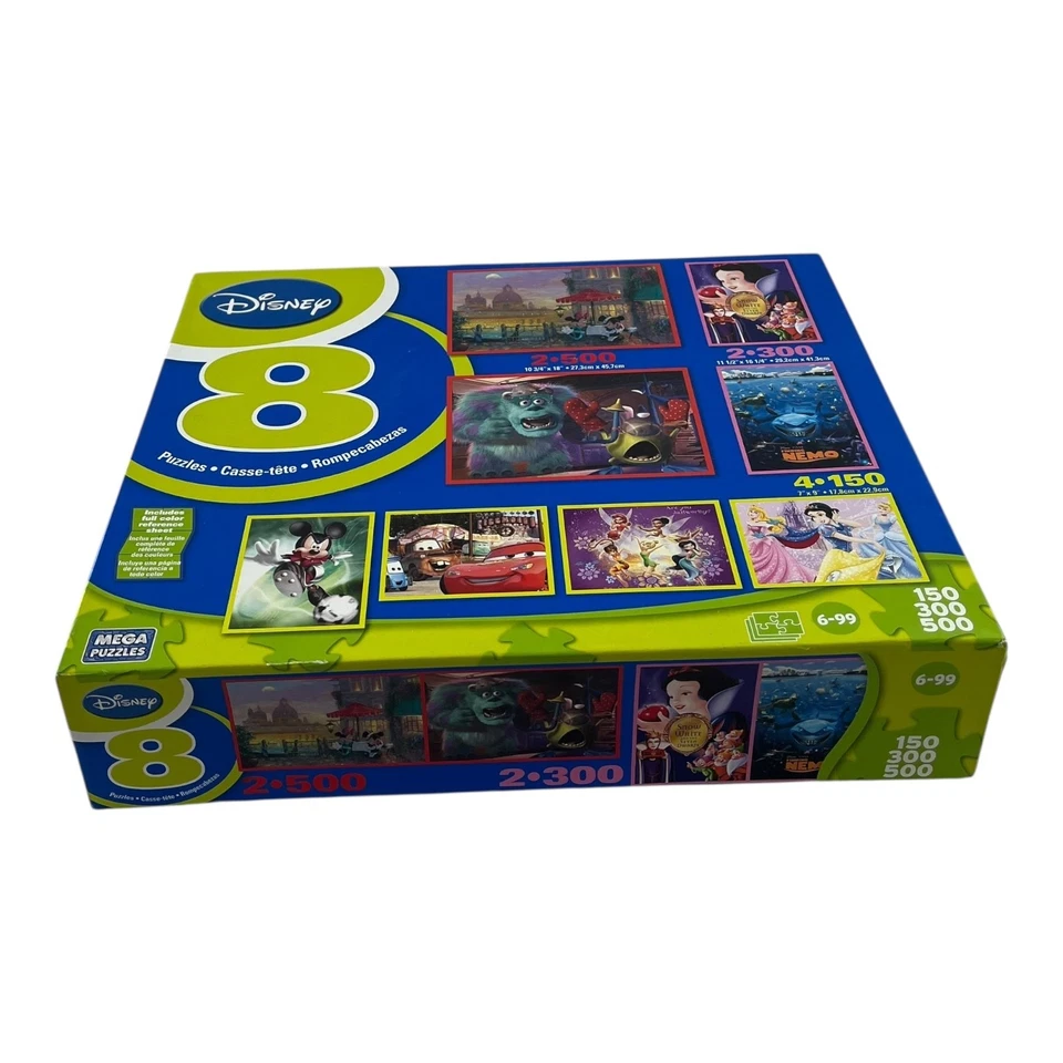 Caja de rompecabezas 8 en 1 Disney Multipacks 4 150 piezas 2 300 piezas 2 500 piezas Foto 2 de 4