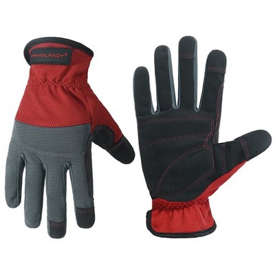 HANDLANDY Work Gloves for Men & Women, Gardening Gloves