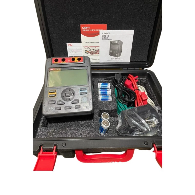 Probador de aislamiento digital 1 pieza UNI-T UT513 megohmímetro voltímetro Foto 3 de 4