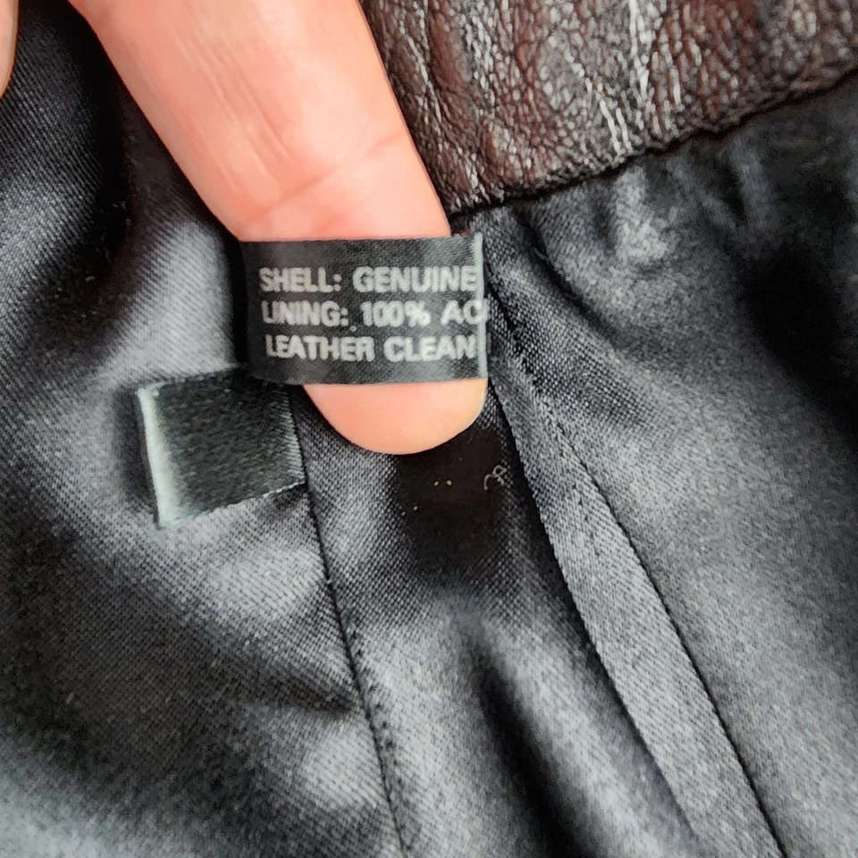 Blazer chaqueta de abrigo informal occidental de cuero negro 46 para hombre Scully Foto 3 de 4