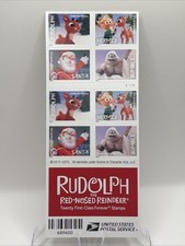 2014 USPS Forever Stamp Rudolph The Red Nosed Sheet of 20 Collectible Stamps