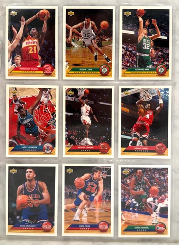 1992-1993 Upper Deck McDonald's 50-Card NBA Set + Michael Jordan Hologram