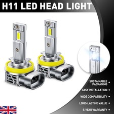 2X H8 H9 H11 LED Car Headlight Headlamp Kit Canbus Error Free 6000K White Bulbs