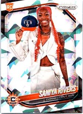 2025 Panini Prizm WNBA #150 Saniya Rivers Ice Prizms