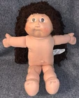 VINTAGE CABBAGE PATCH KID DOLL   1985 BROWN HAIR, BROWN EYES  16"