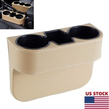 Car Cup Holder Expander Car Seat Gap Filler Multifunctional Front Seat Organizer