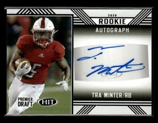 2020 SAGE HIT #A13 Tra Minter Rookie Autographs Black
