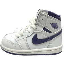 Nike Air Jordan 1 Retro High OG TD 'Court Purple' CU0450-151 Toddler Size 7C