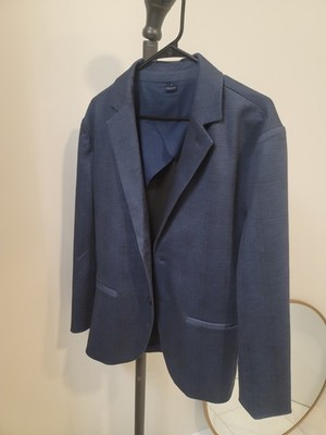 Mizzen + Main Navy Blue Performance Stretch Mens Blazer Size L Modern City
