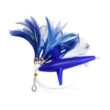 Leurre Thon Jupe Plume Trolling avec Crochet Acier pour Action Pêche Dynamique