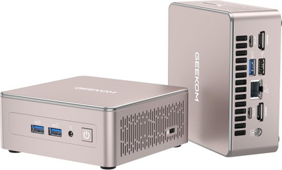 GEEKOM A5 Mini PC Mit AMD Ryzen 7 5825U E Vega 8 Grafiken 16Gb RAM E 512GB SSD P