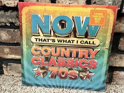NOW That s What I Call Country Classics 70s, Translucent Orange Vinyl LP, New