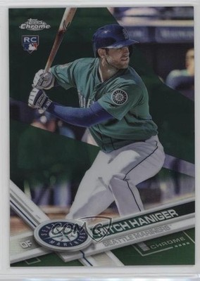 2017 Topps Chrome Green Refractor 53/99 Mitch Haniger #29 Rookie RC ig3