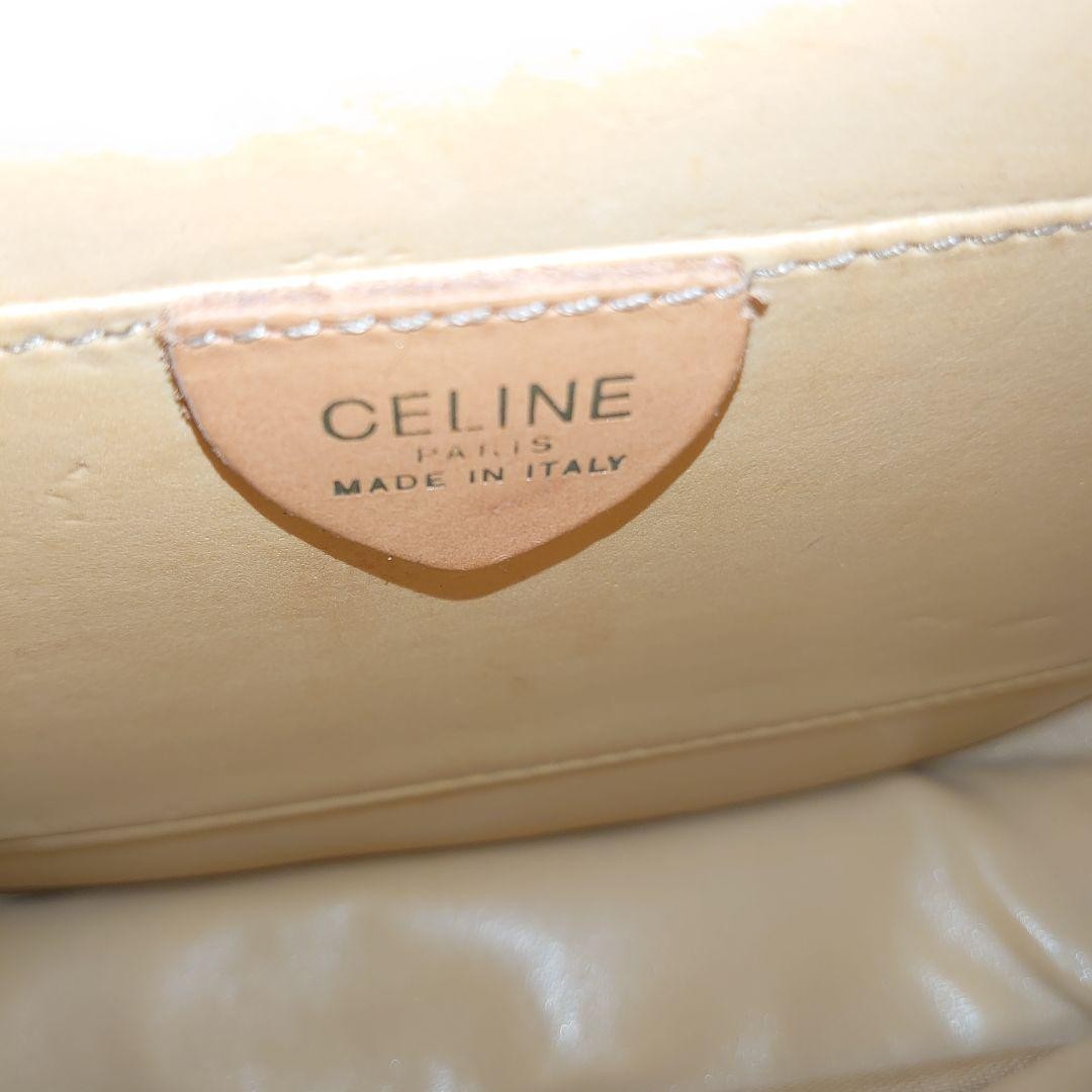 Mint Condition CELINE Macadam Pattern Shoulder Bag - image 8