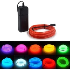 El Draht, El Wire Neonlichtschnur mit Elektrolumineszierendem Licht El Wire R...