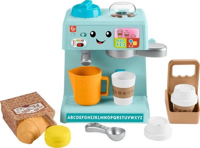 Fisher-Price Lachen & Lernen Lernen Lernen & Servieren Kaffee Cafe Spielset & 10 Spielteile