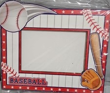 Wooden Wood Baseball Kids Photo Picture Frame