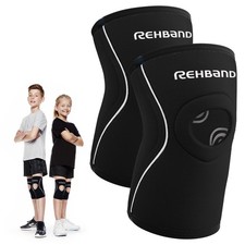 Rehband neoprene knee sleeve with patella opening, children knee support, 1 p...