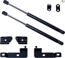 Pair of Front Bonnet Hood Shock Rod Kit Gas Charged Shock Dampers Spring