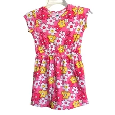 Extremely Me Girl's Size 6X Front Pocket Flower Chinch Waist Dress