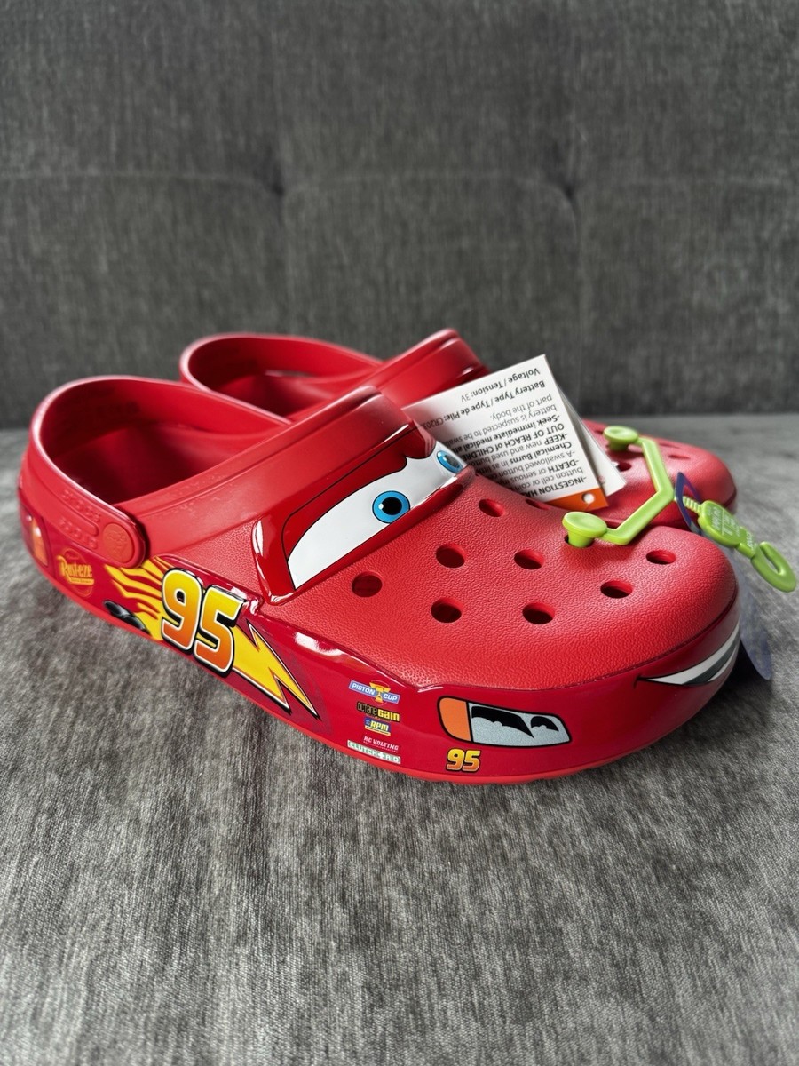 Crocs Cars Classic Clog Lightning McQueen 205759-610 SIZES 5-13