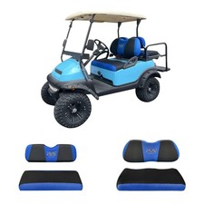10L0L Golf Cart Front and Rear Seat Cover Set for Club Car DS/Precedent/Onward/T