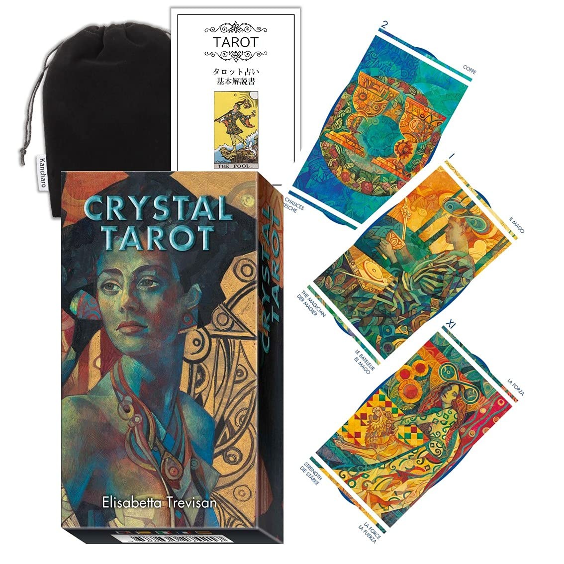 Kancharo Tarot Cards 78 Pieces Tarot Fortune Telling