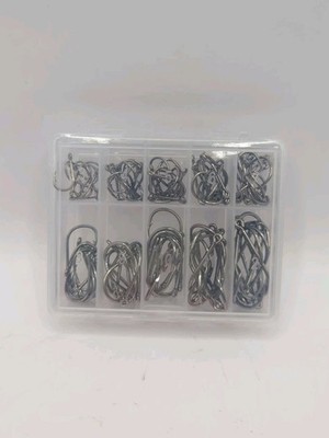 100 Angeln Augen Haken Haken Mix Grob Karpfen Tackle Set Köder Meer Fluss Kostenloser Versand