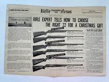 Vintage 1950 Print Ad Remington Rifle News .22 Rifles Models 514, 511, 512, 550