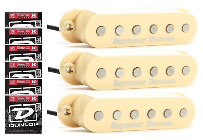 Seymour Duncan Classic Stack Plus STK-S4 Cream Set ( 6 SETS OF DUNLOP STRINGS )