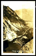 (5111) 1930's PHOTO P/C LILLOOETT BC CRAIG LODGE FROM AMPLE MT RPPC
