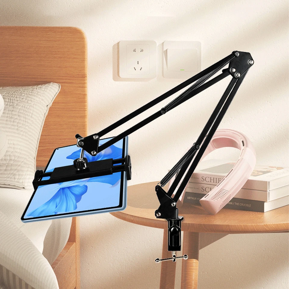 360° Verstellbar Halterung Tisch Bett Ständer Smartphone Handy 4,7-7" Halter - Bild 4 von 4