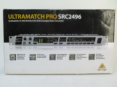 その他 Behringer ULTRAMATCH PRO SRC2496 Behringer ULTRAMATCH PRO SRC2496 High-Resolution Sample SRC2496