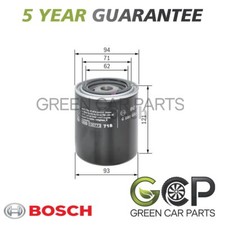 Bosch Oil Filter Fits Nissan 280ZX,ZXT 1978-1979 Cabstar 1998-2006