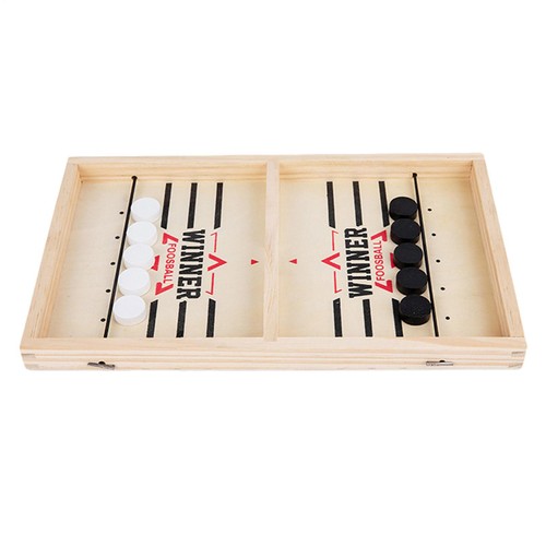 21" Fast Sling Puck Game Large Size Desktop Winner PK Board Game Adults Kids Toy
