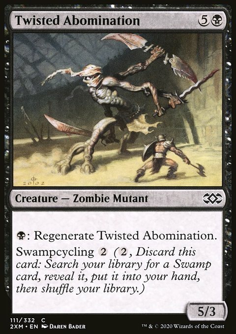 Magic the Gathering MTG Twisted Abomination (111) Double Masters   NM