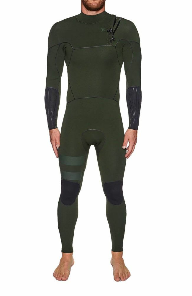 HURLEY Men's 3/3 ADVANTAGE MAX Zip Free Wetsuit Green Size HURLEY Men's 3/3 ADVANTAGE MAX Zip Free Wetsuit Green Size