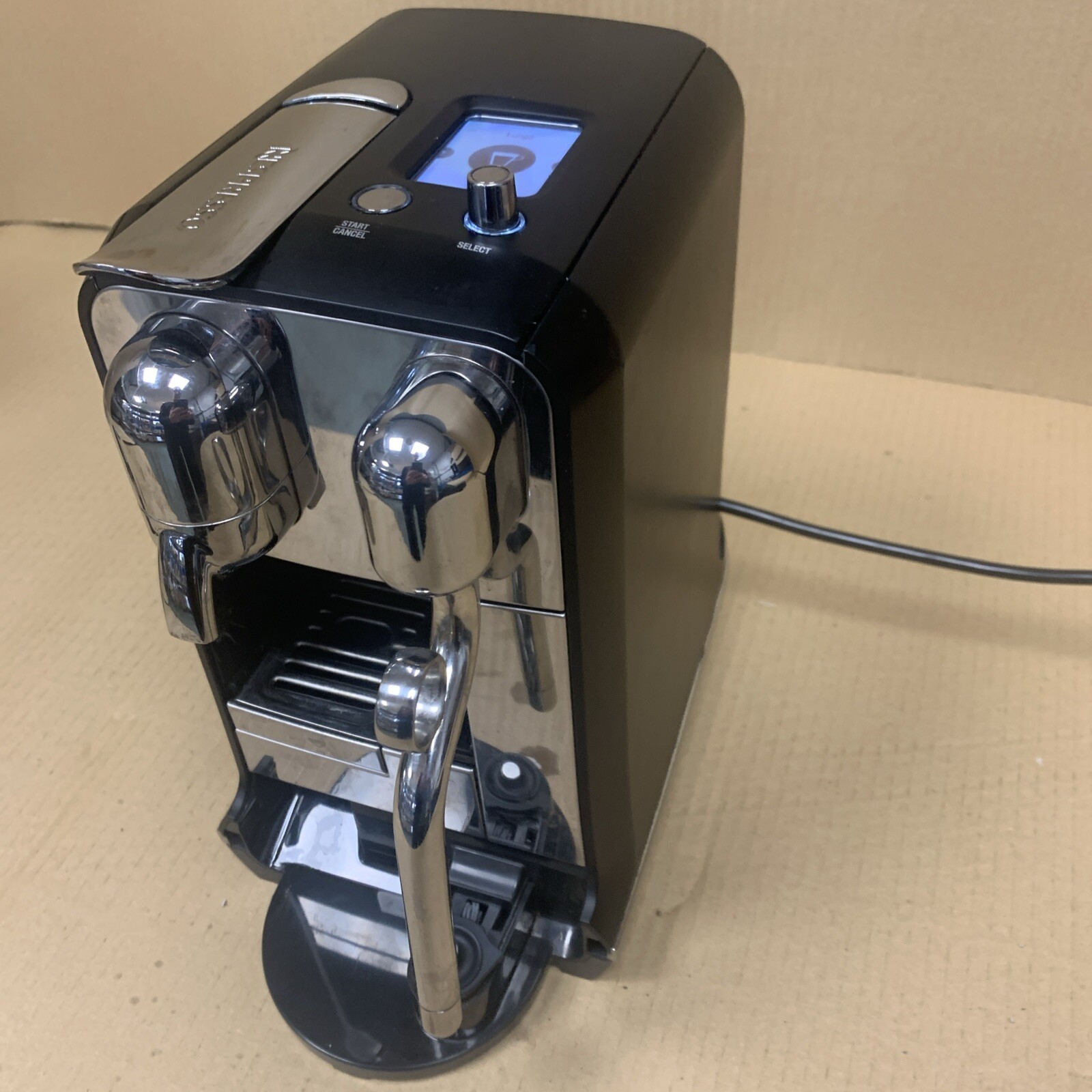 SAGE Nespresso Creatista Plus Capsule Coffee Machine Black Truffle