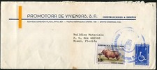 Dominican Republic 1978 Airmail Cover to Miami USA 11c Postage Latin America