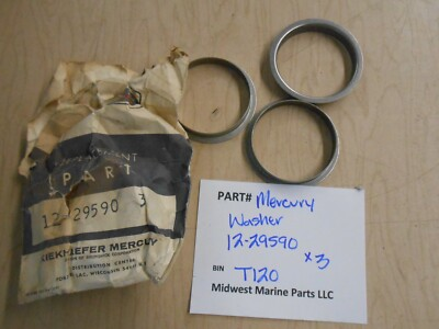 #ad 12 29590 Mercury washer 3 NOS T120 $14.25