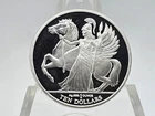 2017 1oz .999 Fine Silver British Virgin Islands Pegasus Round **PROOF** #3