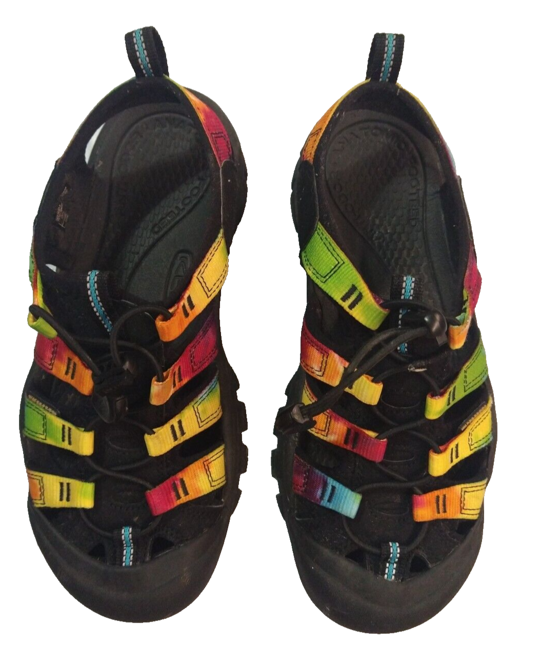 Keen Multicolor Tie-Dye Womens Size 8 Hiking Sandals Closed Toe Good Condition
