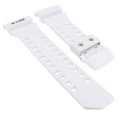 Casio Ersatzband | Uhrenarmband Resin weiß G-Shock G-Lide GAX-100A