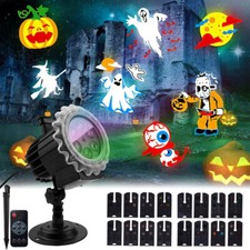 LED Laser Projektor Weihnachten Licht Garten Außen Innen Wand Projektionslampe.